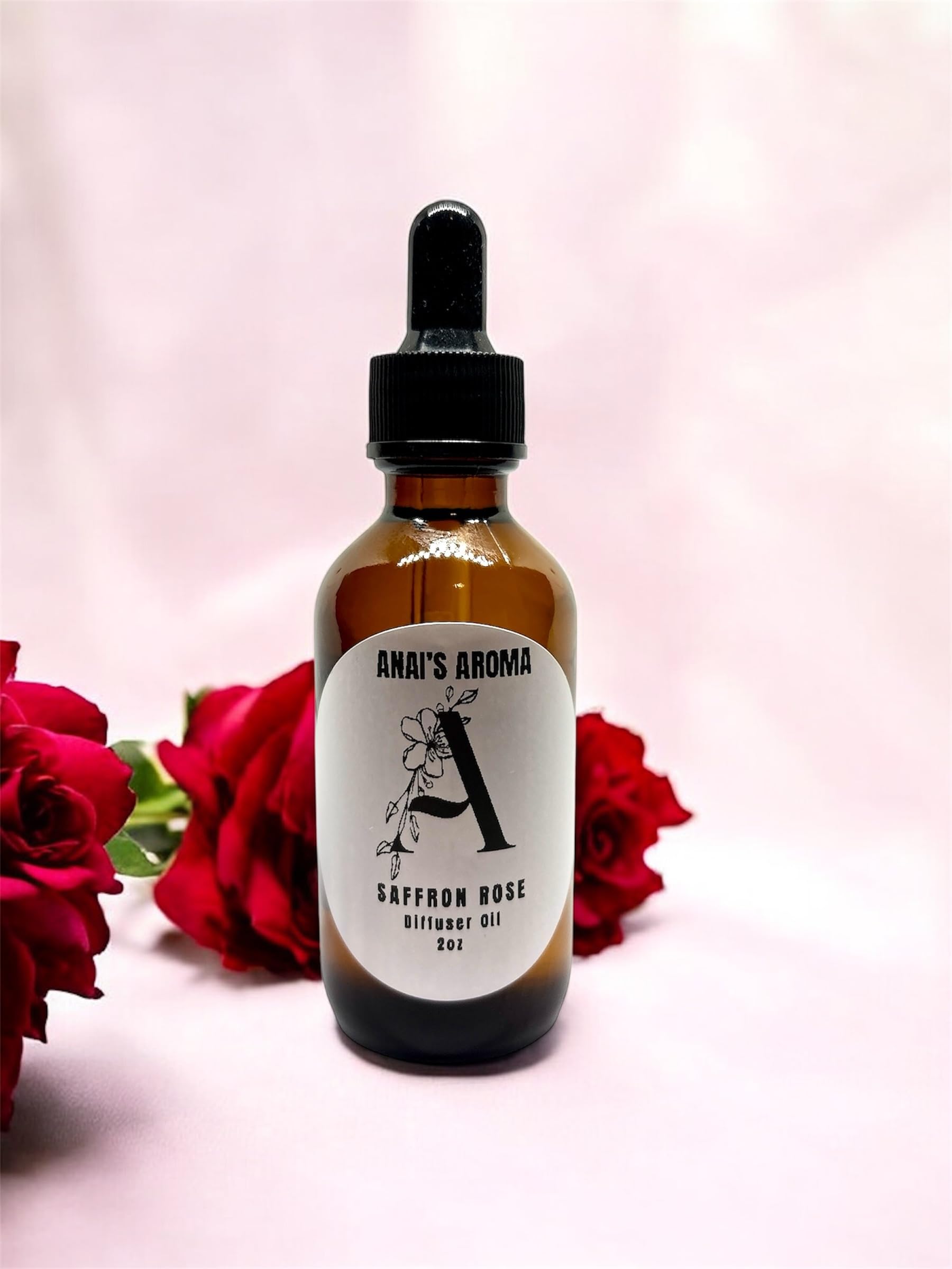 Anai's Aroma Saffron Rose Diffuser Fragrance Oil, 2 oz