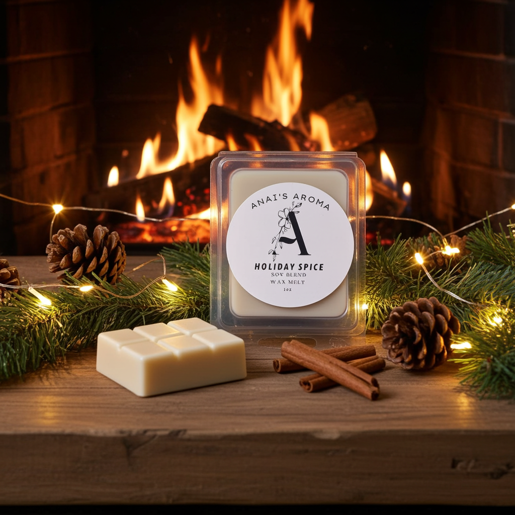 Holiday Spice Wax Melts – Warm Cinnamon & Clove