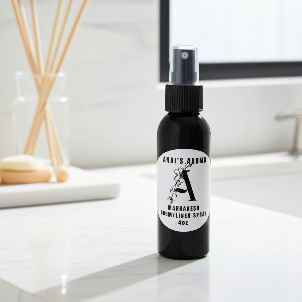 Marrakesh Room & Linen Spray – Exotic Spiced Oud