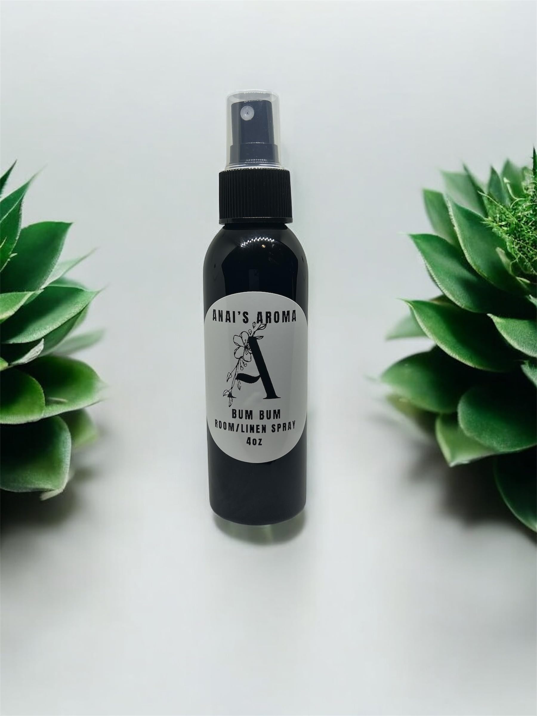 Anai's Aroma Bum Bum Room Spray Long Last Scent, Odor Eliminator, Air Freshener, Refresh Fabric, Car, Restroom, Bedding, Travel Size 4oz