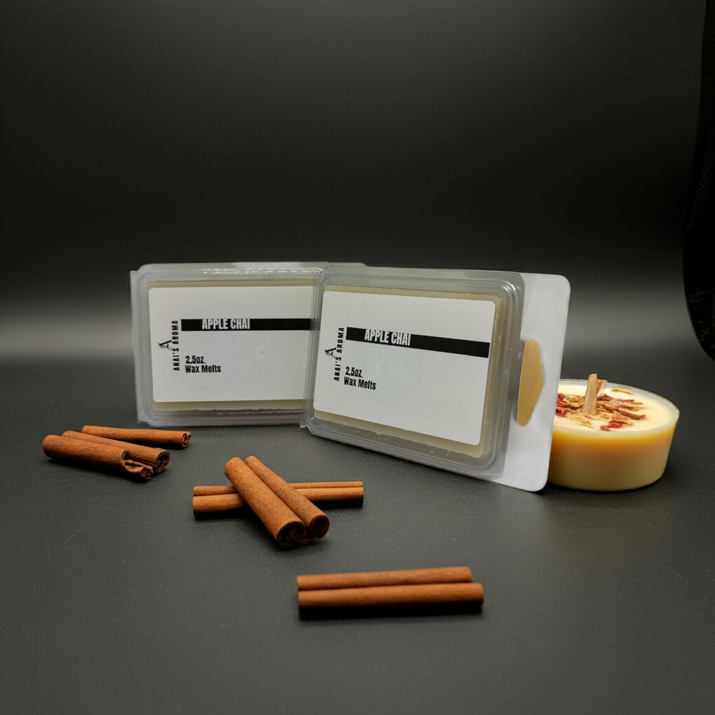 Apple Chai Wax Melts – Warm Spiced Apple & Chai
