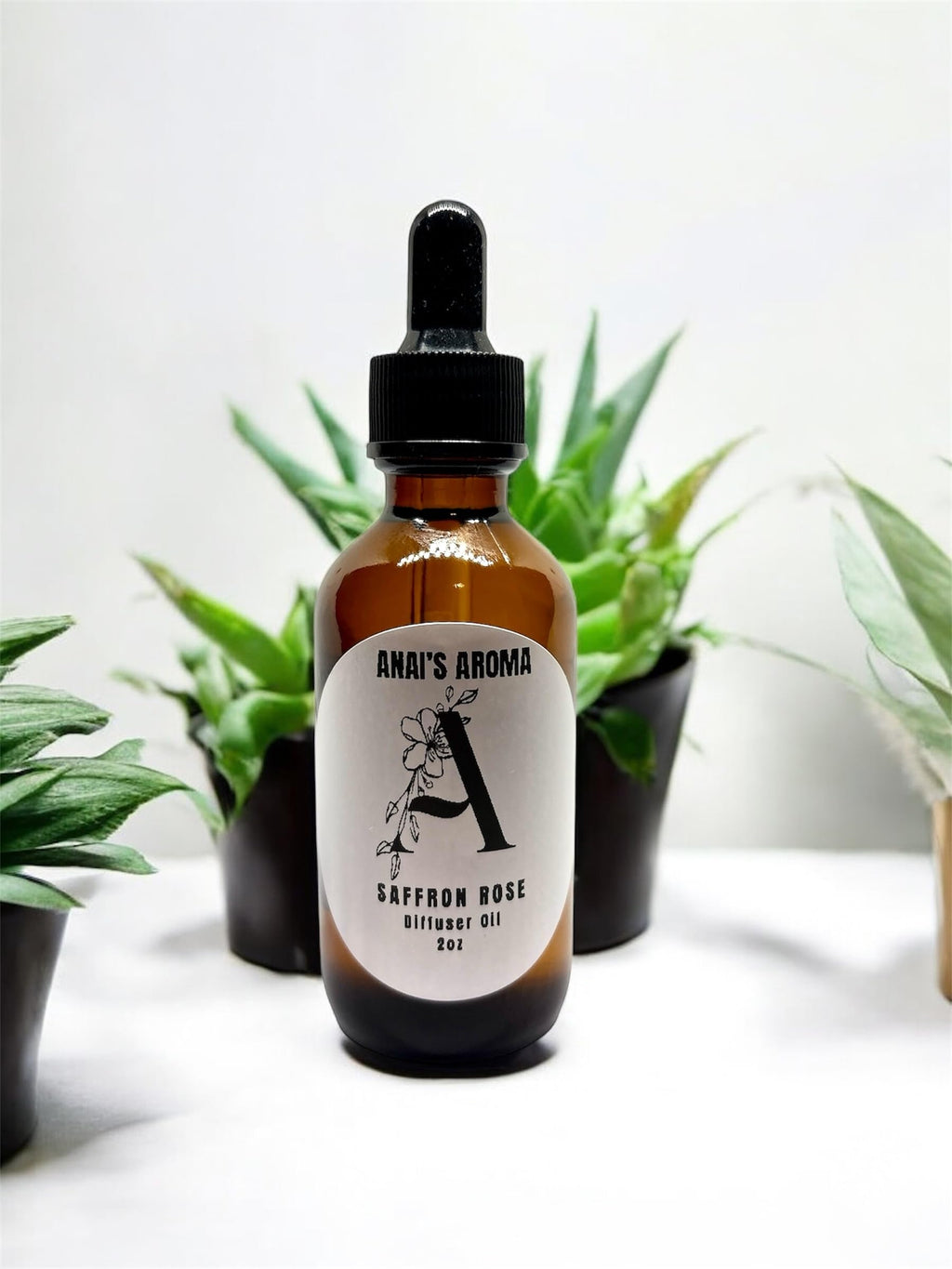 Anai's Aroma Saffron Rose Diffuser Fragrance Oil, 2 oz