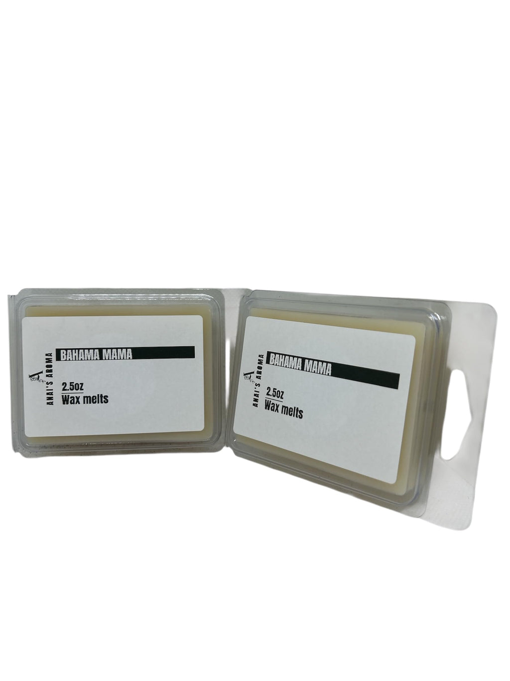 ANAI'S AROMA BAHAMA MAMA SCENT 2.5oz WAX MELTS FOR WAX WARMER, 2pack LONG LASTING SOY BLEND