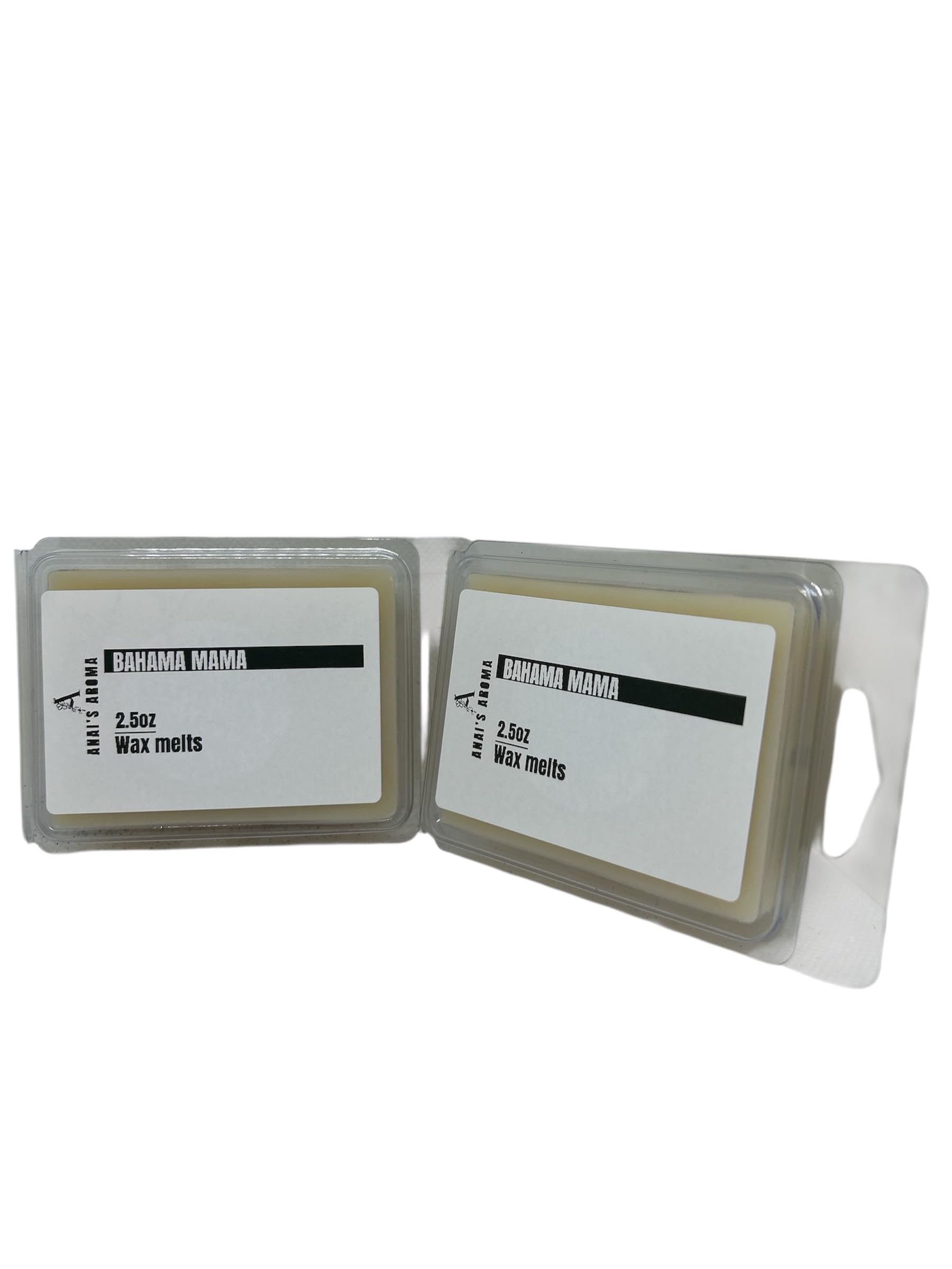 ANAI'S AROMA BAHAMA MAMA SCENT 2.5oz WAX MELTS FOR WAX WARMER, 2pack LONG LASTING SOY BLEND