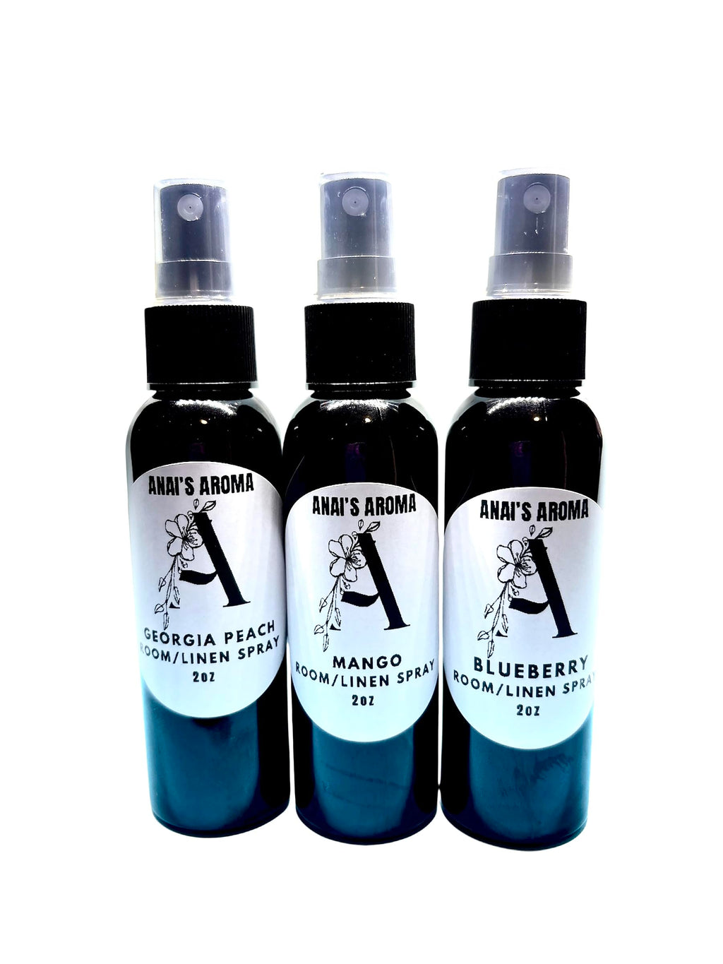 Tropical Variety Room & Linen Spray 3-Pack – Georgia Peach, Mango & Blueberry
