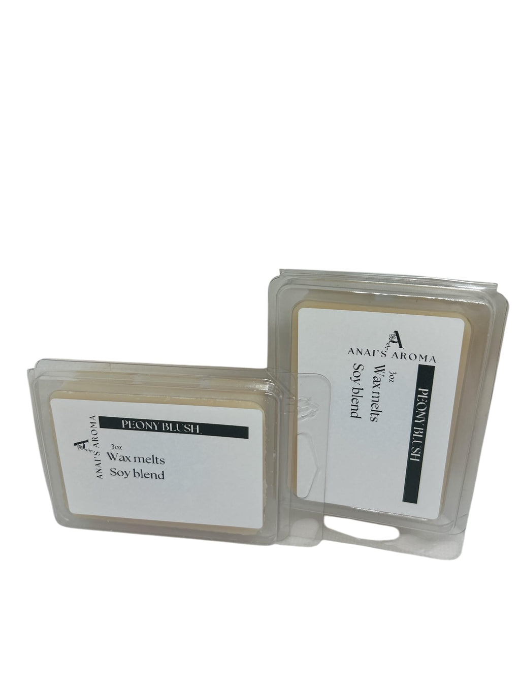 ANAI'S AROMA PEONY BLUSH 2.5oz Wax Melts for wax warmer, 2pack Long lasting soy blend