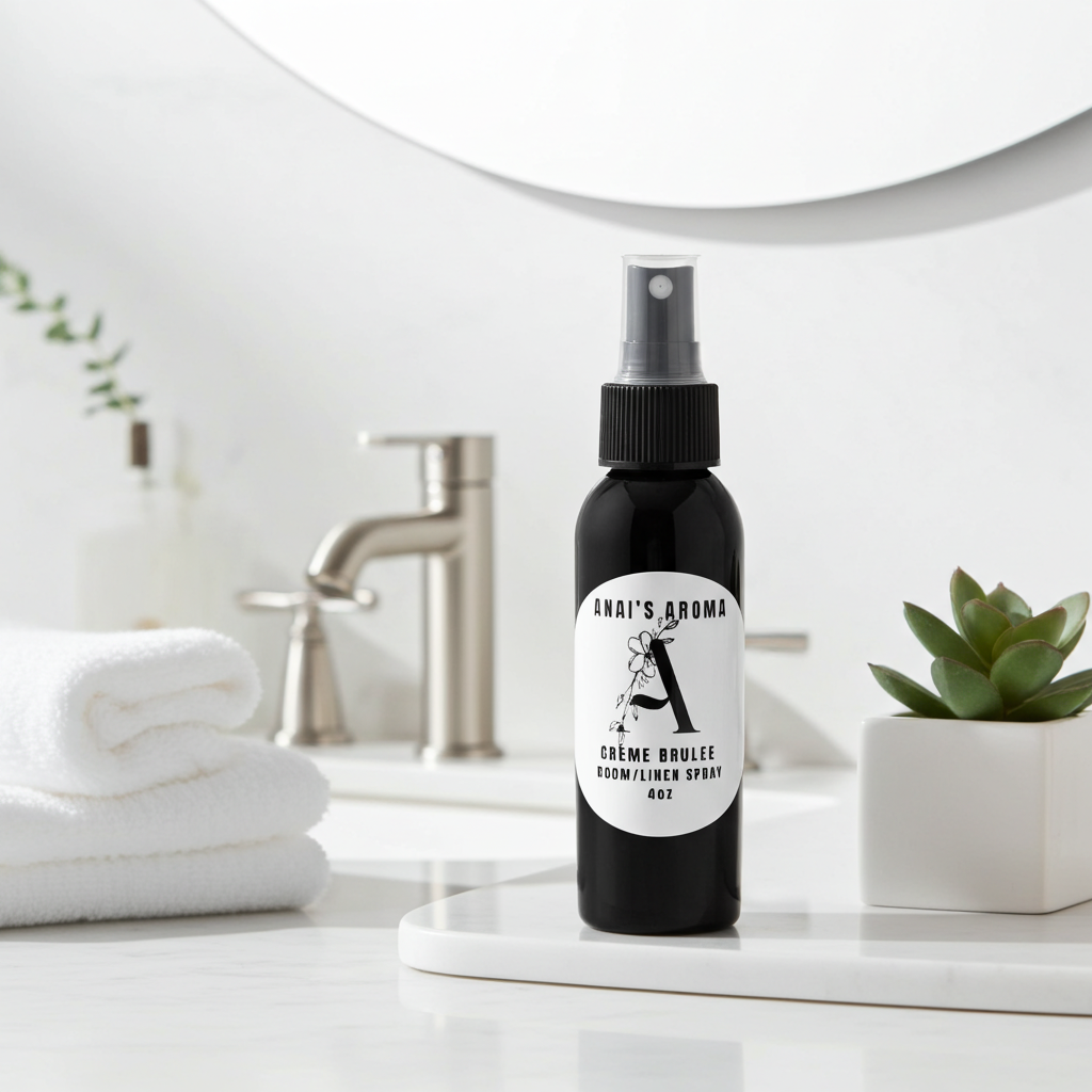 Crème Brûlée Room & Linen Spray – Sweet Caramelized Vanilla