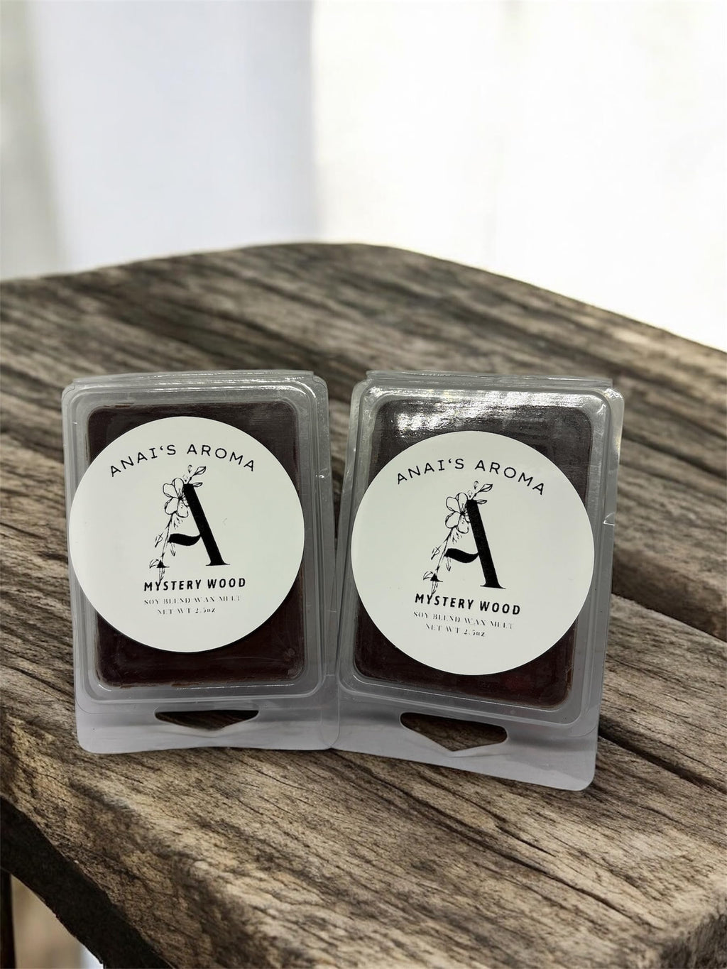 ANAI'S AROMA MYSTERY WOOD 2.5oz Wax Melts 2pack Long Lasting Soy Blend