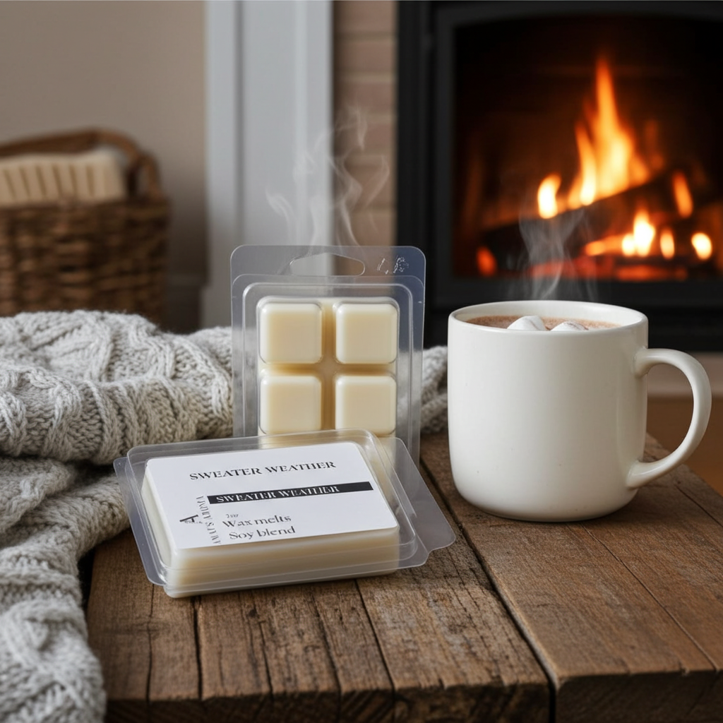 Sweater Weather Wax Melts – Cozy Autumn Spice