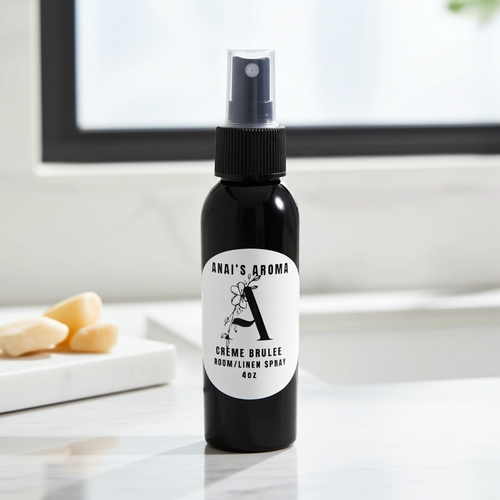 Crème Brûlée Room & Linen Spray – Sweet Caramelized Vanilla