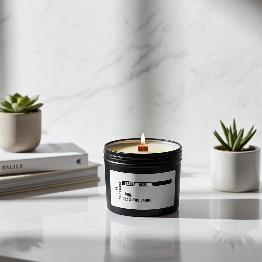 Baccarat Rouge Soy Candle – Exotic Saffron & Amber