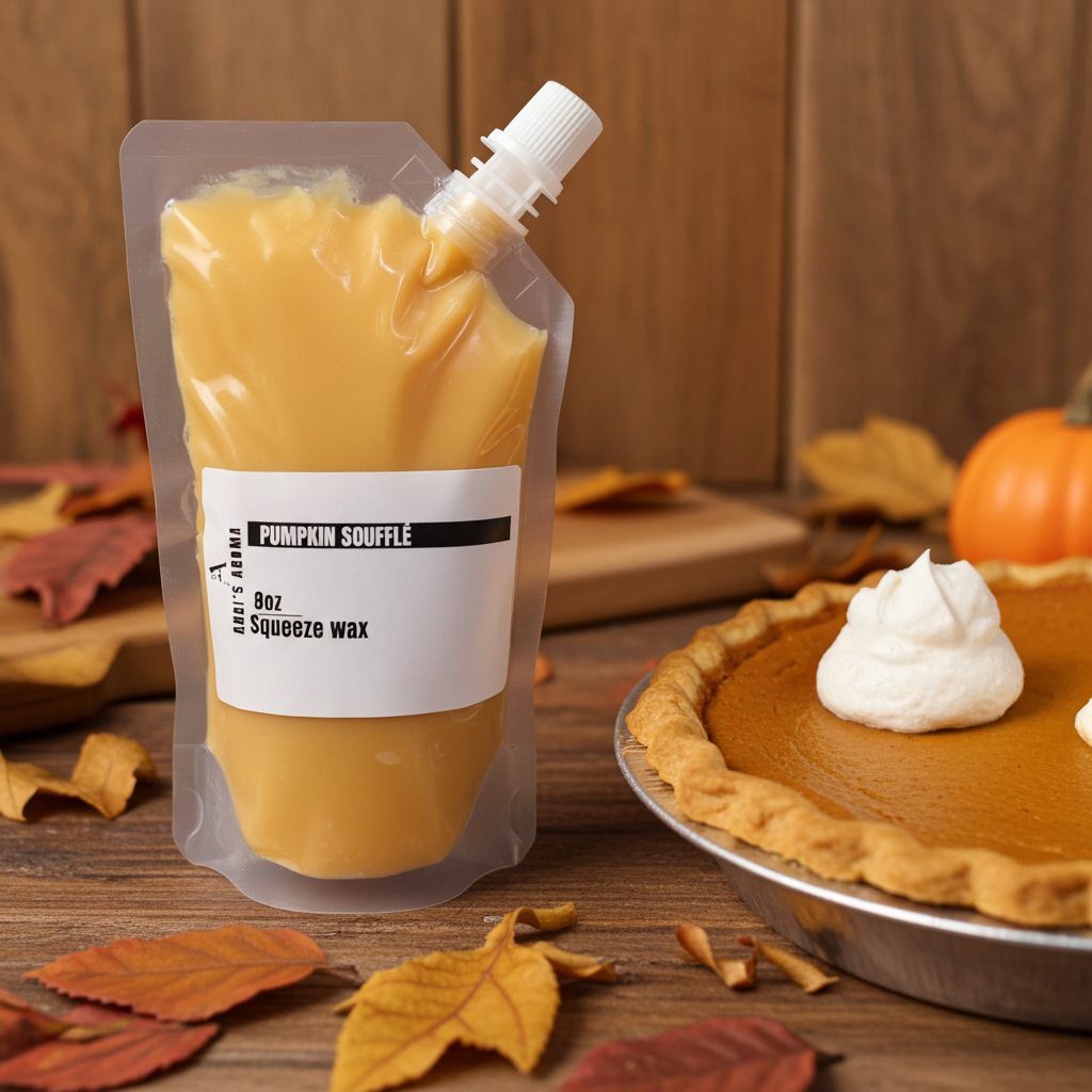 Pumpkin Soufflé Squeeze Wax – Spiced Pumpkin & Cream