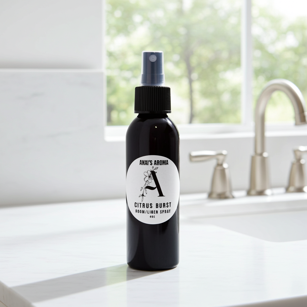 Citrus Burst Room & Linen Spray – Bright Zesty Citrus