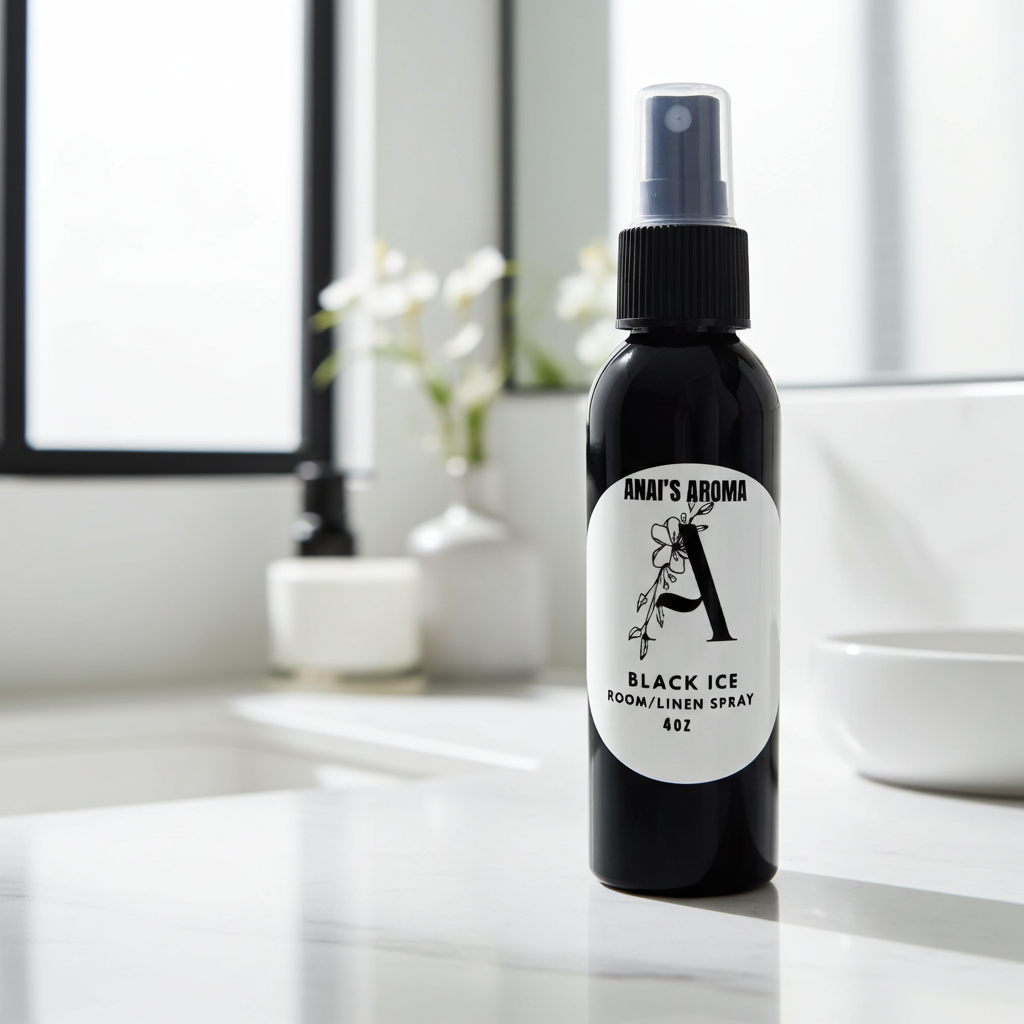 Black Ice Room & Linen Spray – Cool Fresh & Clean