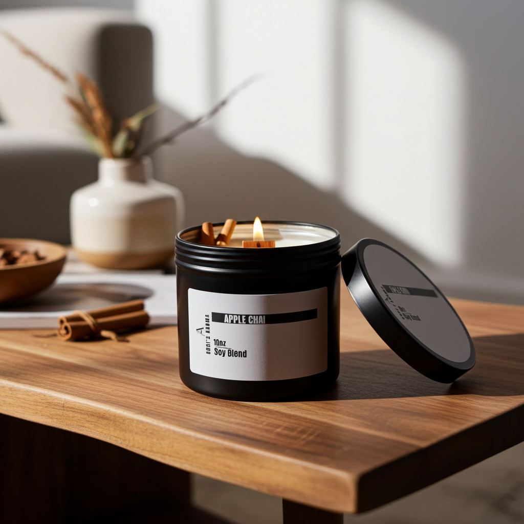 Apple Chai Soy Blend Candle – Warm Spiced Apple & Chai