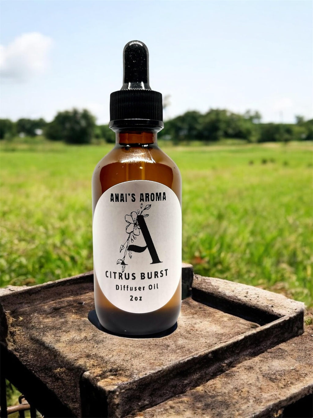 Anai's Aroma Citrus Burst Diffuser Fragrance Oil, 2 oz