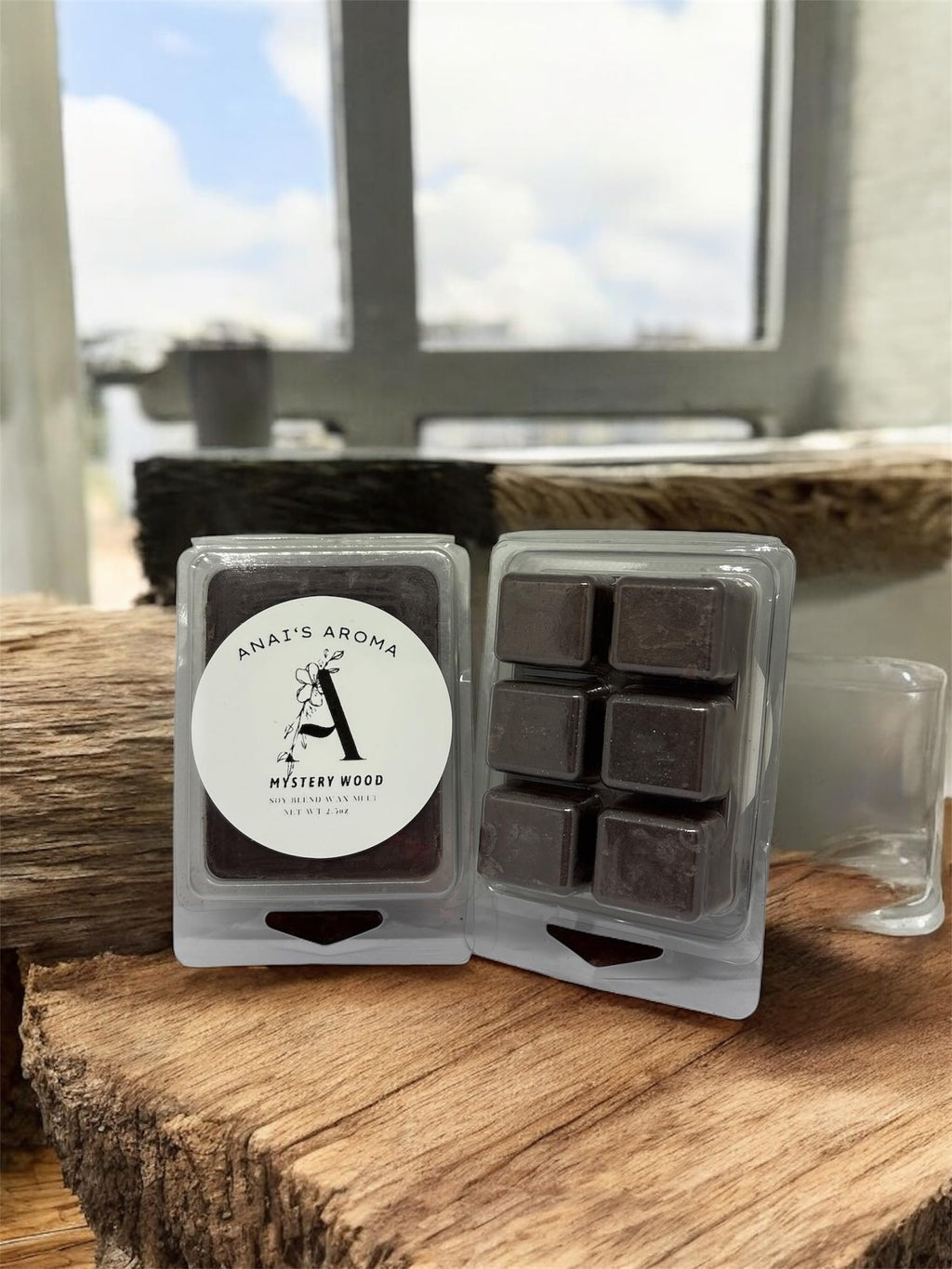 ANAI'S AROMA MYSTERY WOOD 2.5oz Wax Melts 2pack Long Lasting Soy Blend