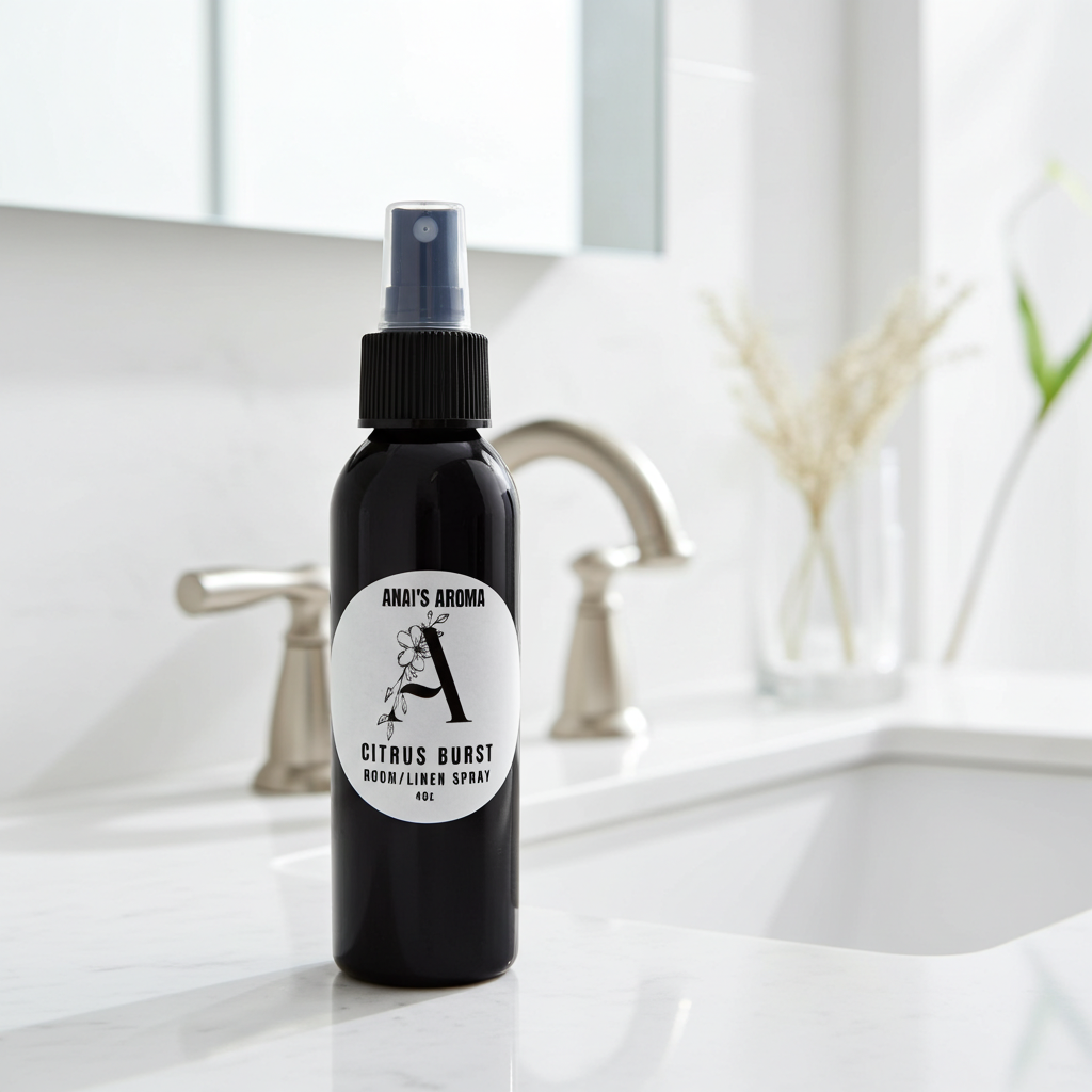Citrus Burst Room & Linen Spray – Bright Zesty Citrus