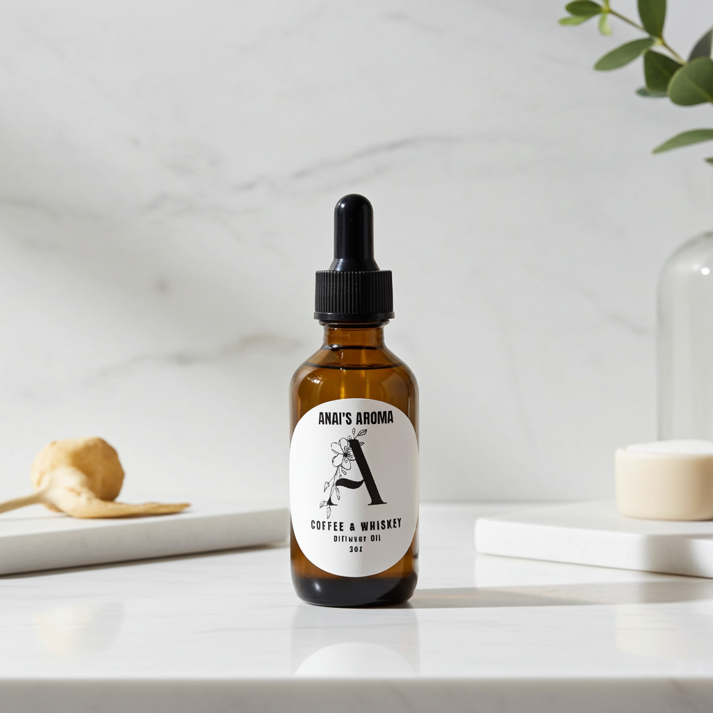 Coffee & Whiskey Diffuser Oil – Bold Espresso & Bourbon