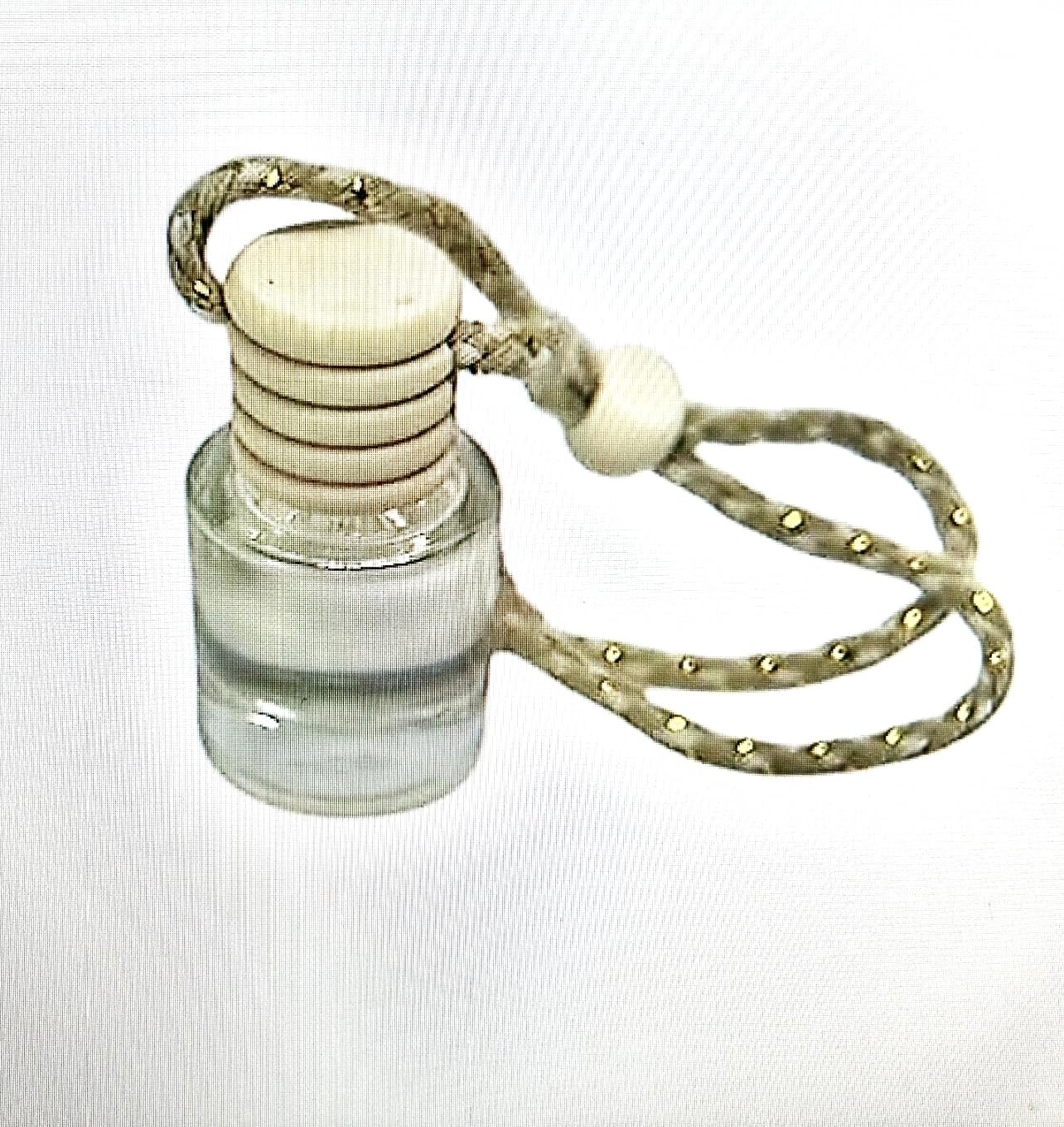 ANAI'S Aroma Highly Scented Decorative Glass Car Diffuser (Leather)