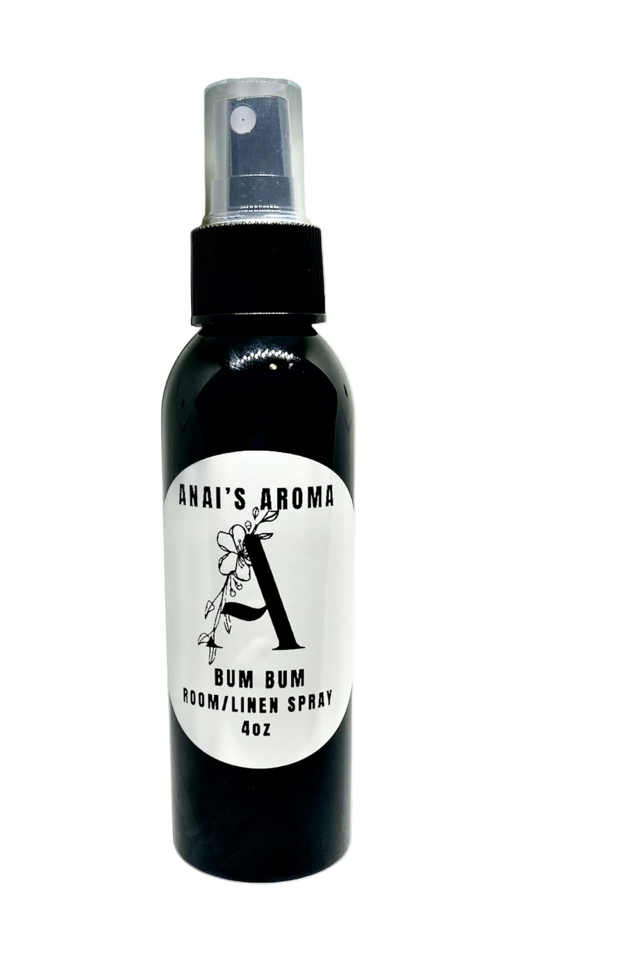 Anai's Aroma Bum Bum Room Spray Long Last Scent, Odor Eliminator, Air Freshener, Refresh Fabric, Car, Restroom, Bedding, Travel Size 4oz