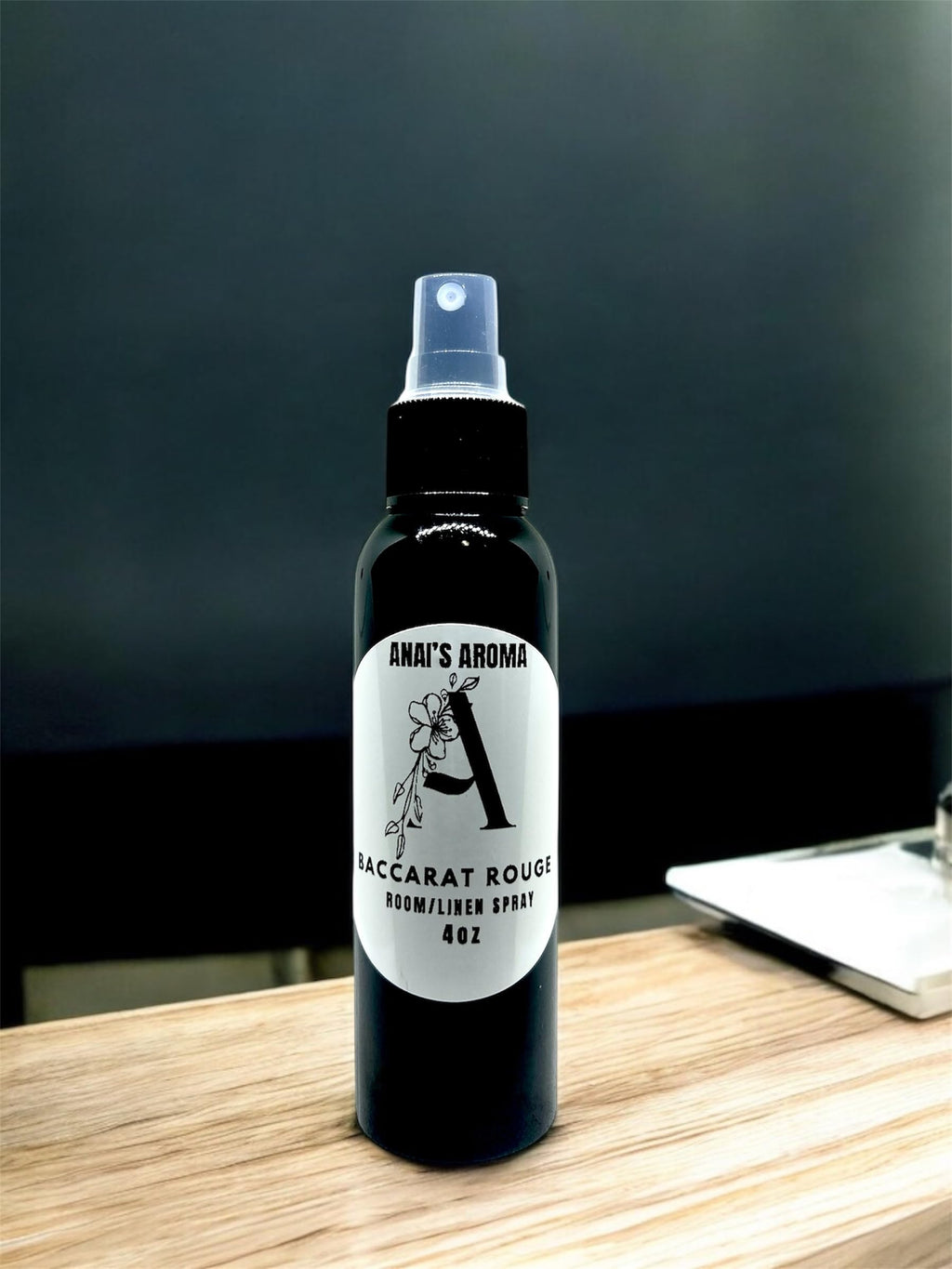 ANAI'S Aroma Baccarat Rouge Inspired Room Spray Home Fragrance,Fabric Deodorizer,Odor Eliminator, Air Freshener,Refresh Fabric, Car,Restroom,Bedding,Travel Size 4oz