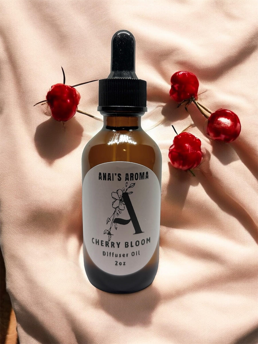 ANAI'S AROMA Cherry Bloom Diffuser Fragrance Oil, 2 oz