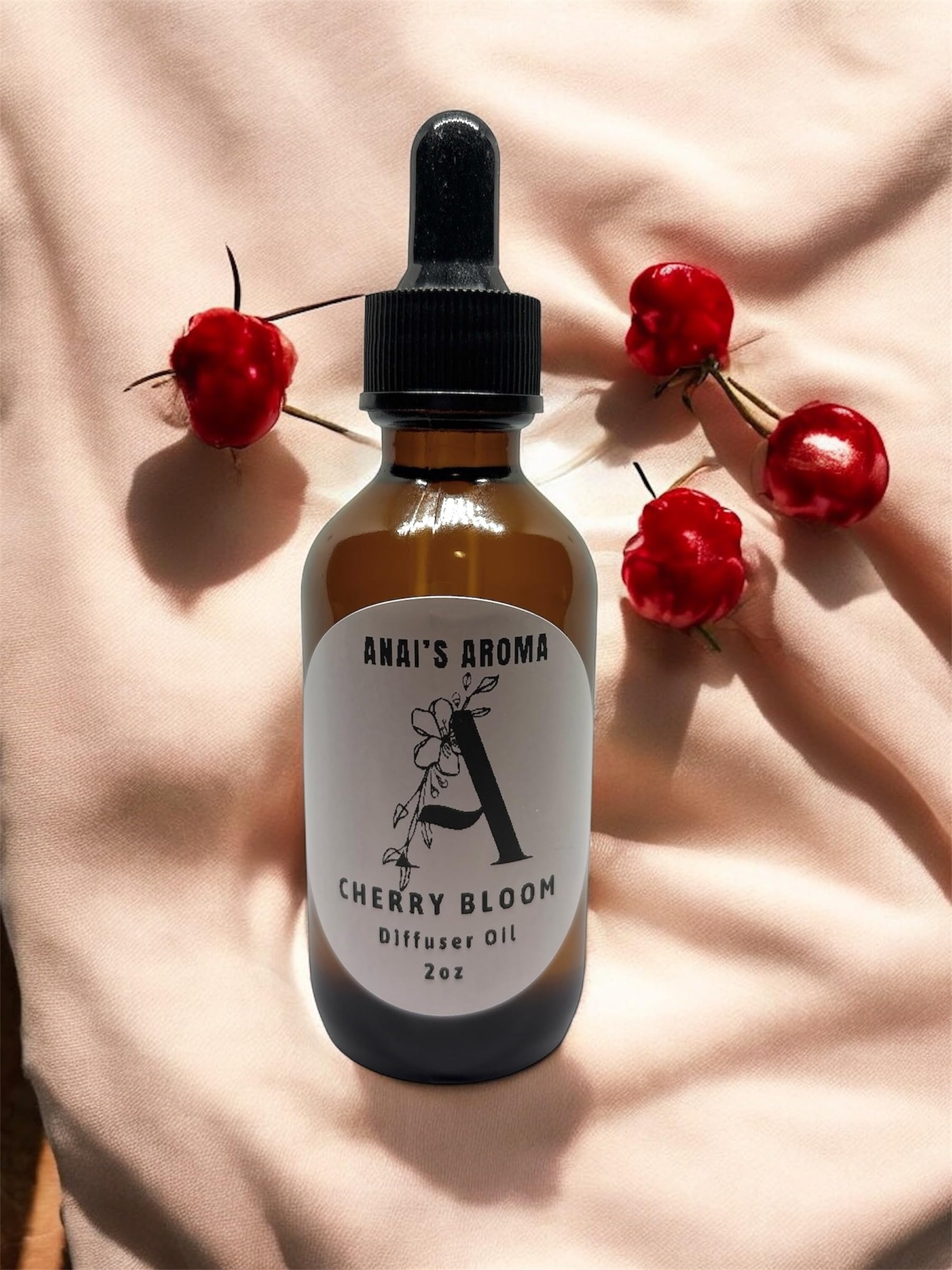 ANAI'S AROMA Cherry Bloom Diffuser Fragrance Oil, 2 oz