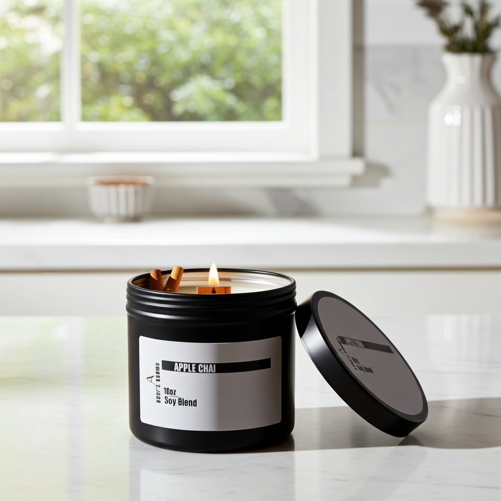 Apple Chai Soy Blend Candle – Warm Spiced Apple & Chai