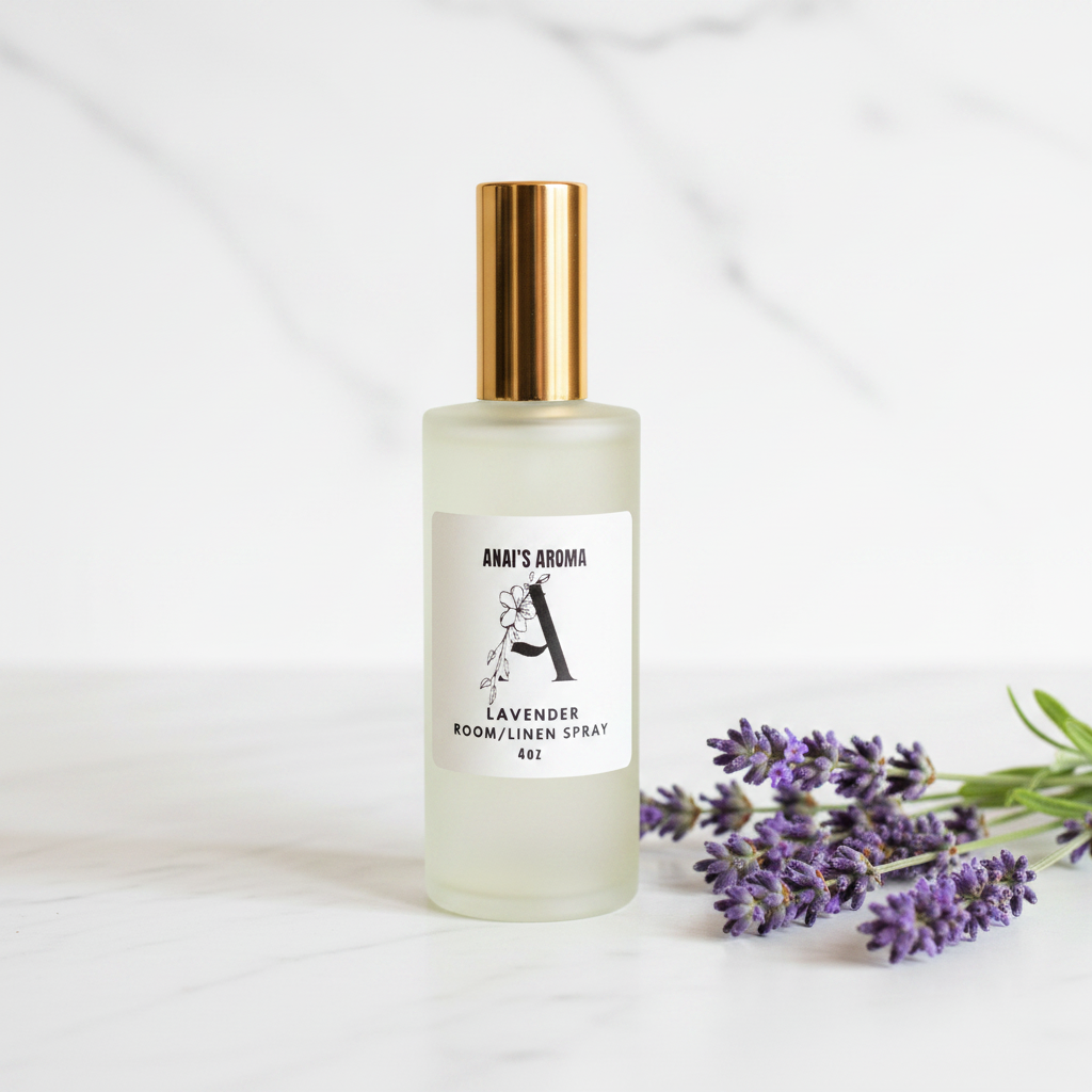 Lavender Room Spray on Marble