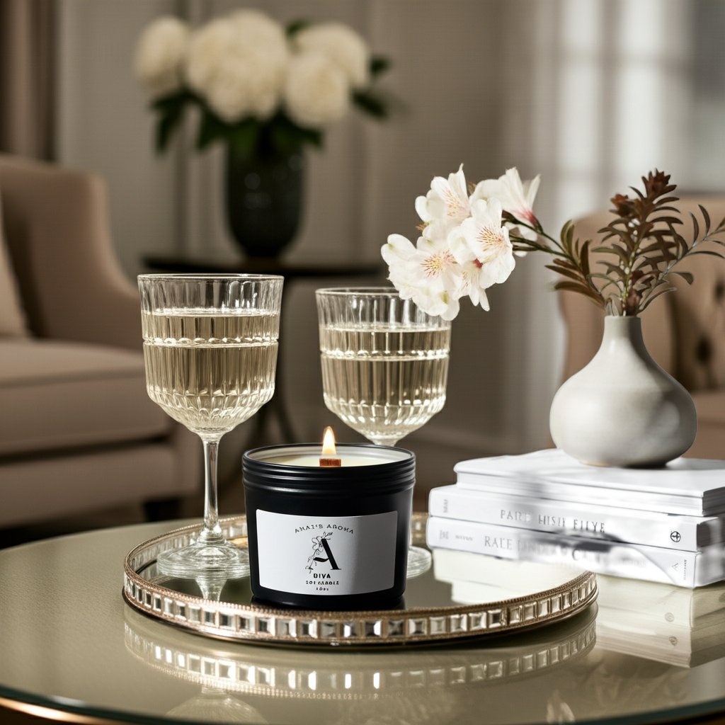 Diva Soy Blend Candle – Bold Floral Musk