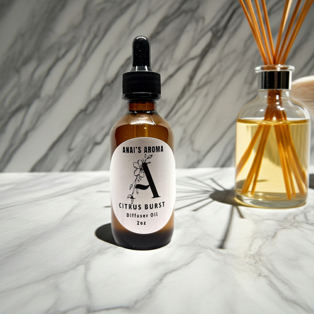 Citrus Burst Diffuser Oil – Bright Zesty Citrus