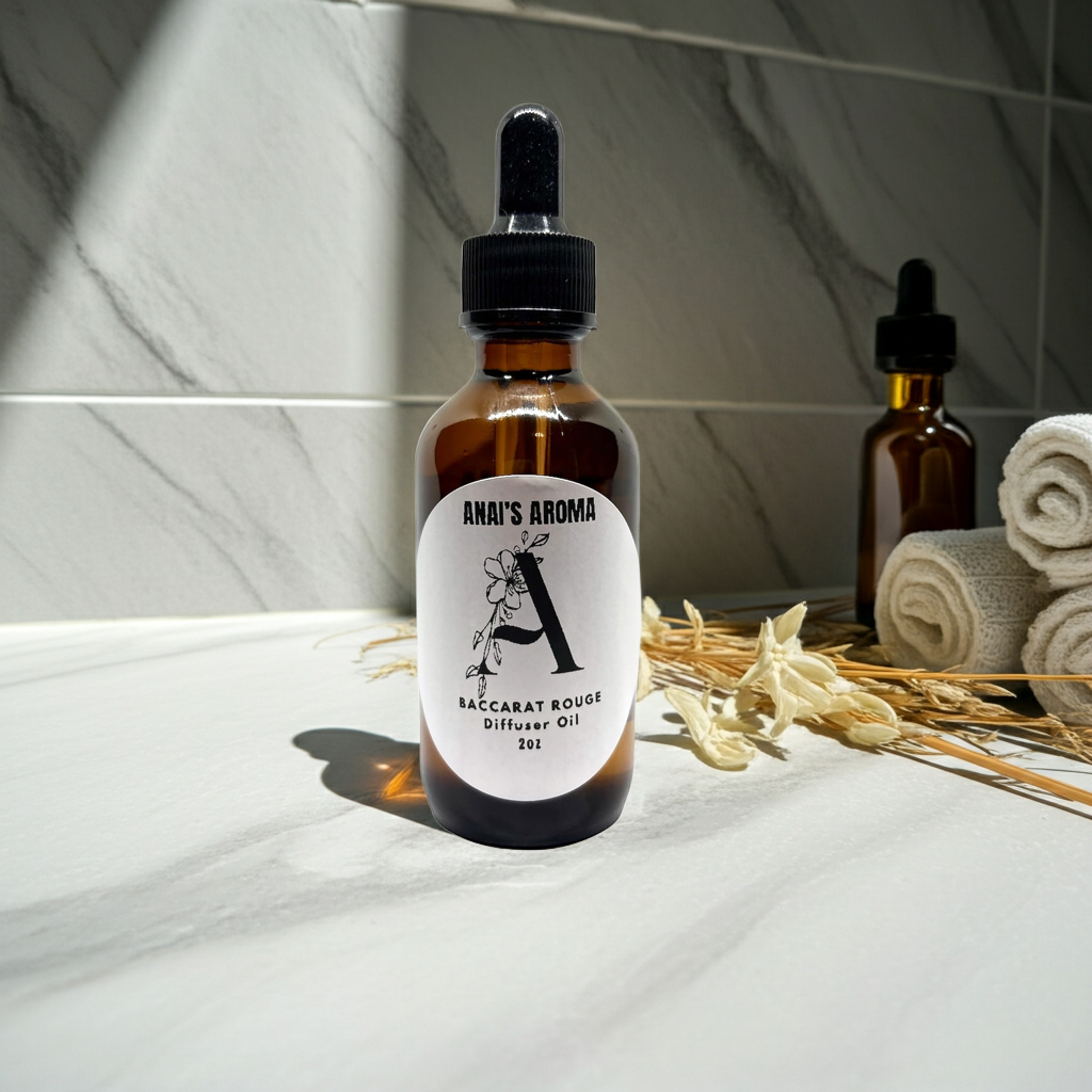Baccarat Rouge Diffuser Oil – Exotic Saffron & Amber
