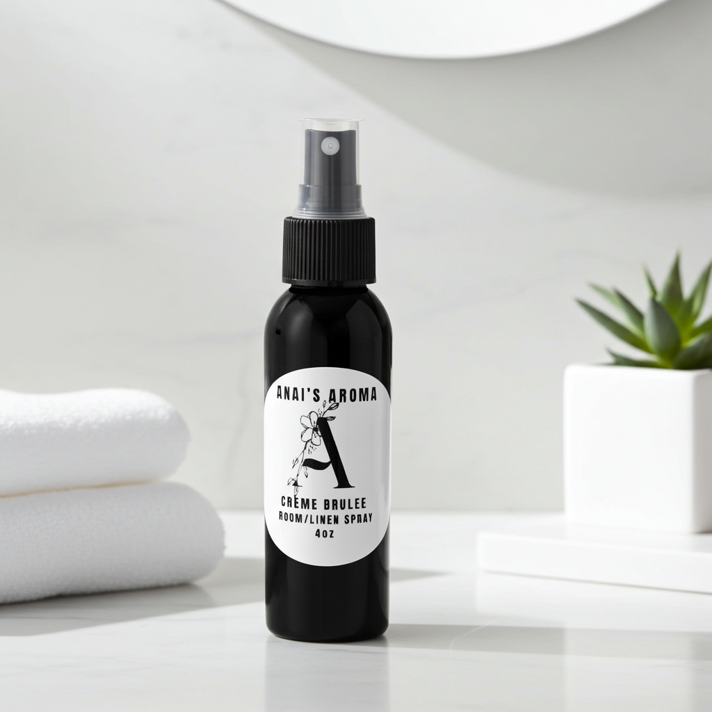 Crème Brûlée Room & Linen Spray – Sweet Caramelized Vanilla